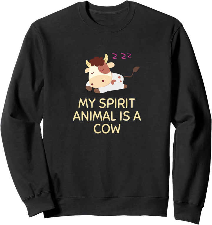 Mein Geist Tier ist eine Kuh Kühe Kleidung Vieh Bauer Sweatshirt