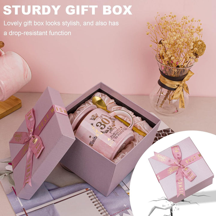 Geschenke zum 30 Geburtstag Frauen Geschenk - Fabelhafter 30. Limited Edition Tasse - 400 ml Rosa Go