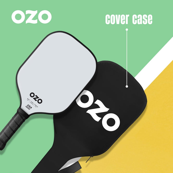 OZO Pickleball Hybrid Schläger für Anfänger Beginner Hybrid Weiss, Beginner Hybrid Weiß
