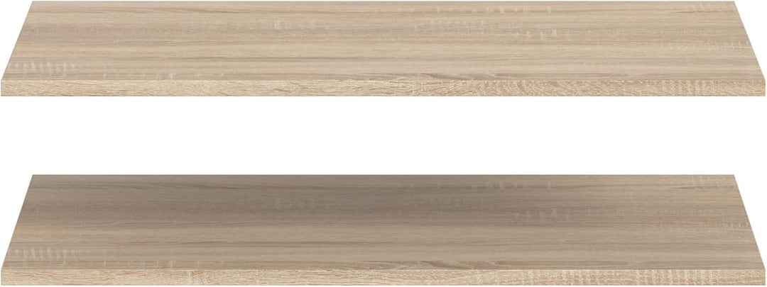 xonox.home – Schrank-Zubehör Einlegeboden-Set Kopenhagen 2X 78x48 cm in Sonoma Eiche – 2er Pack Fach