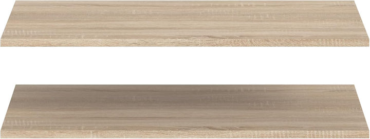 xonox.home – Schrank-Zubehör Einlegeboden-Set Kopenhagen 2X 78x48 cm in Sonoma Eiche – 2er Pack Fach