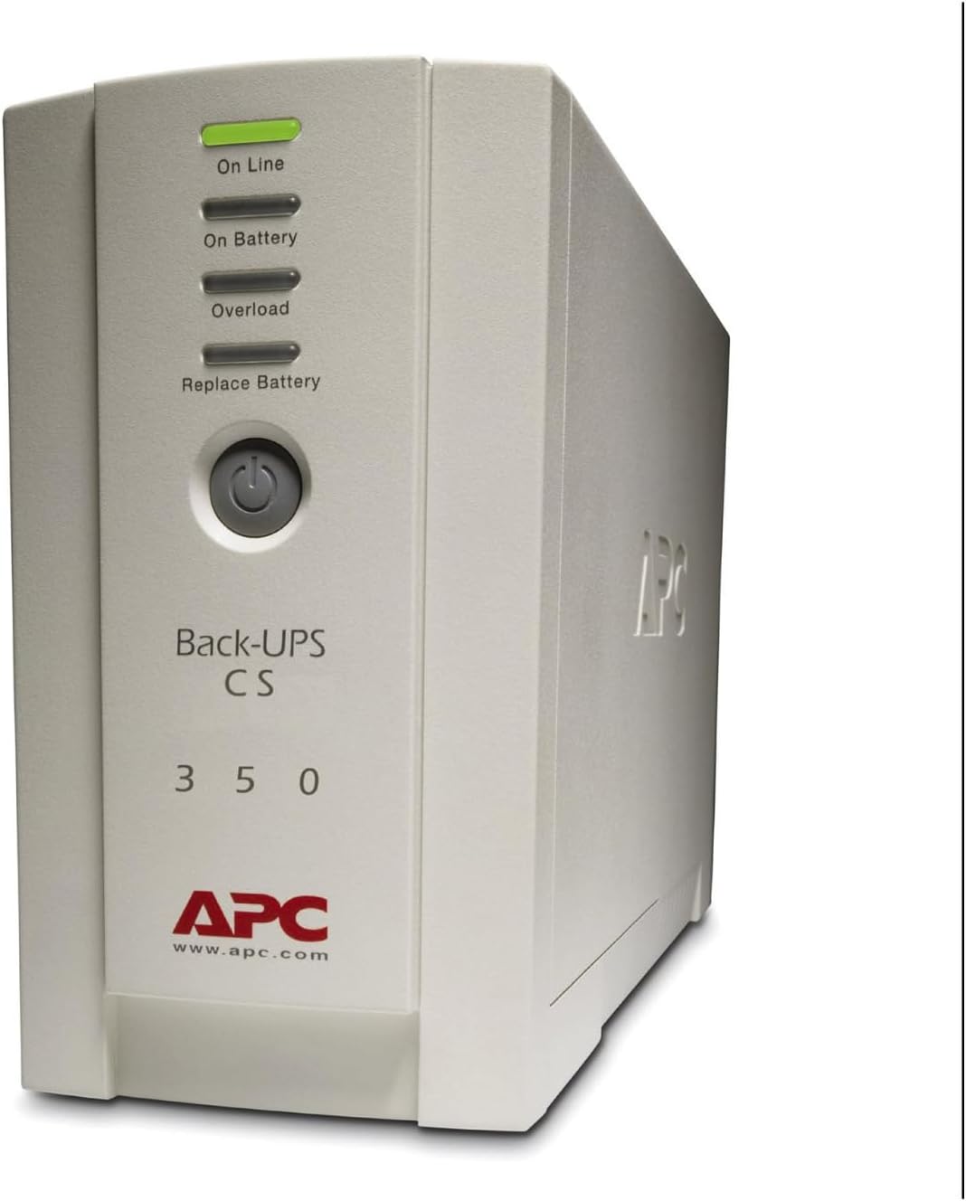 APC Back-UPS CS - BK350EI - Unterbrechungsfreie Stromversorgung 350VA (4 Ausgänge IEC, Überspannungs