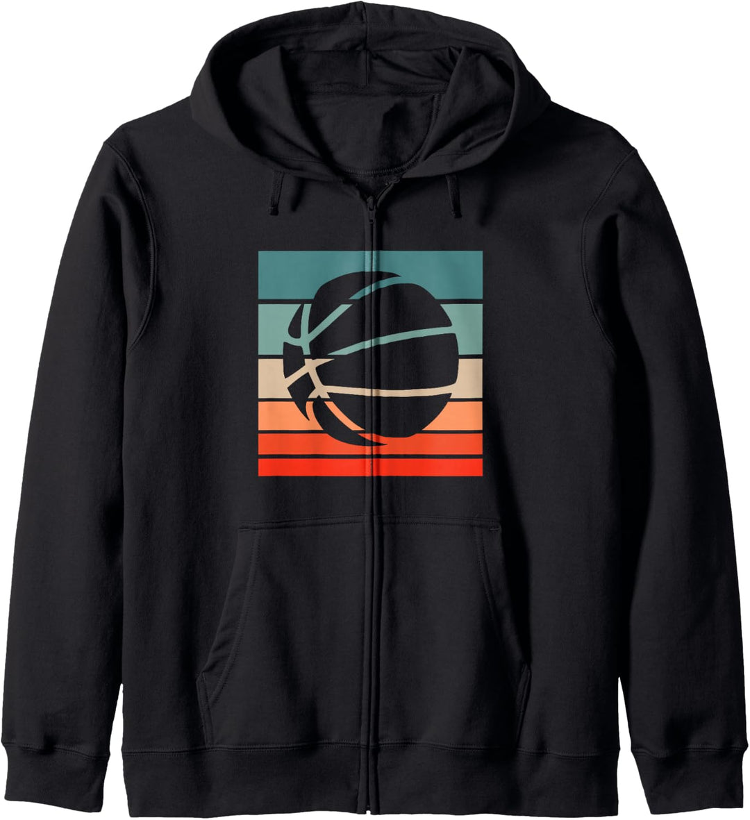 Basketball Retro Style Vintage Kapuzenjacke
