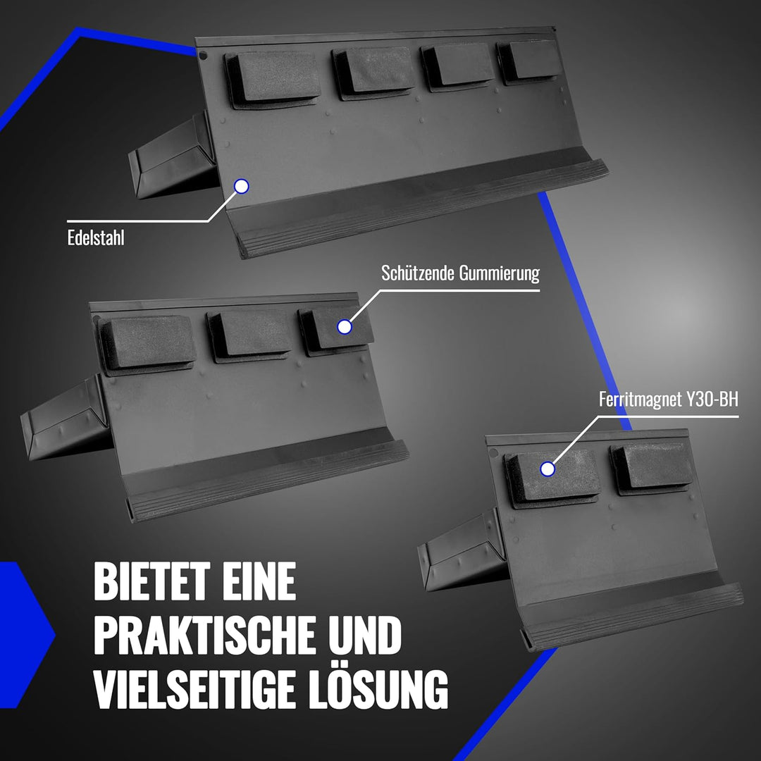 Poppstar 3 Magnetische Ablagen, verschiedene Grössen: 150mm, 210mm, 310mm, Material: Stahl, Farbe: s