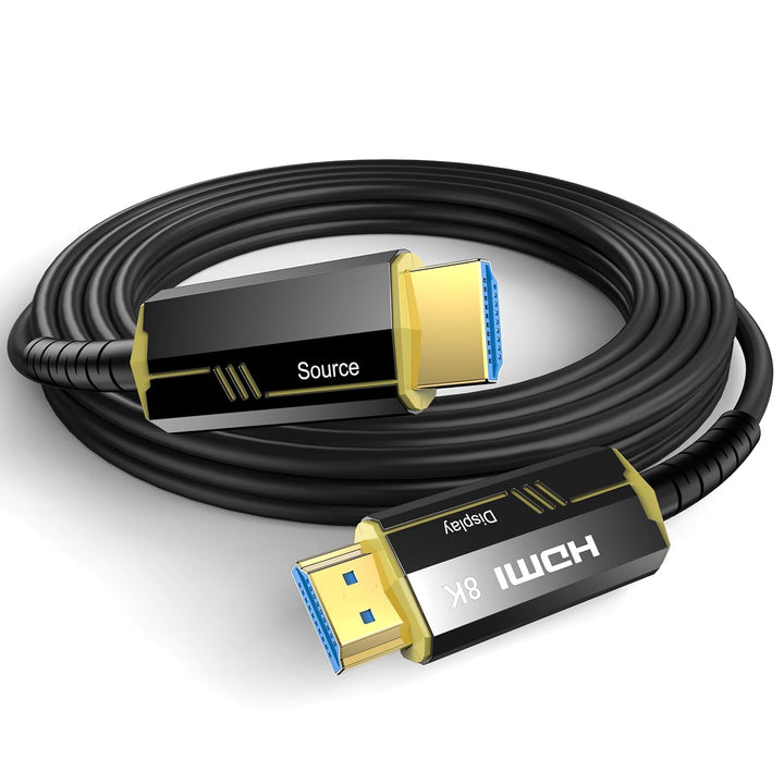 DGHUMEN 8K HDMI Glasfaserkabel 3M, HDMI 2.1 Kabel 48Gbps High Speed Kabel Unterstützung 8K@60Hz 4k@1