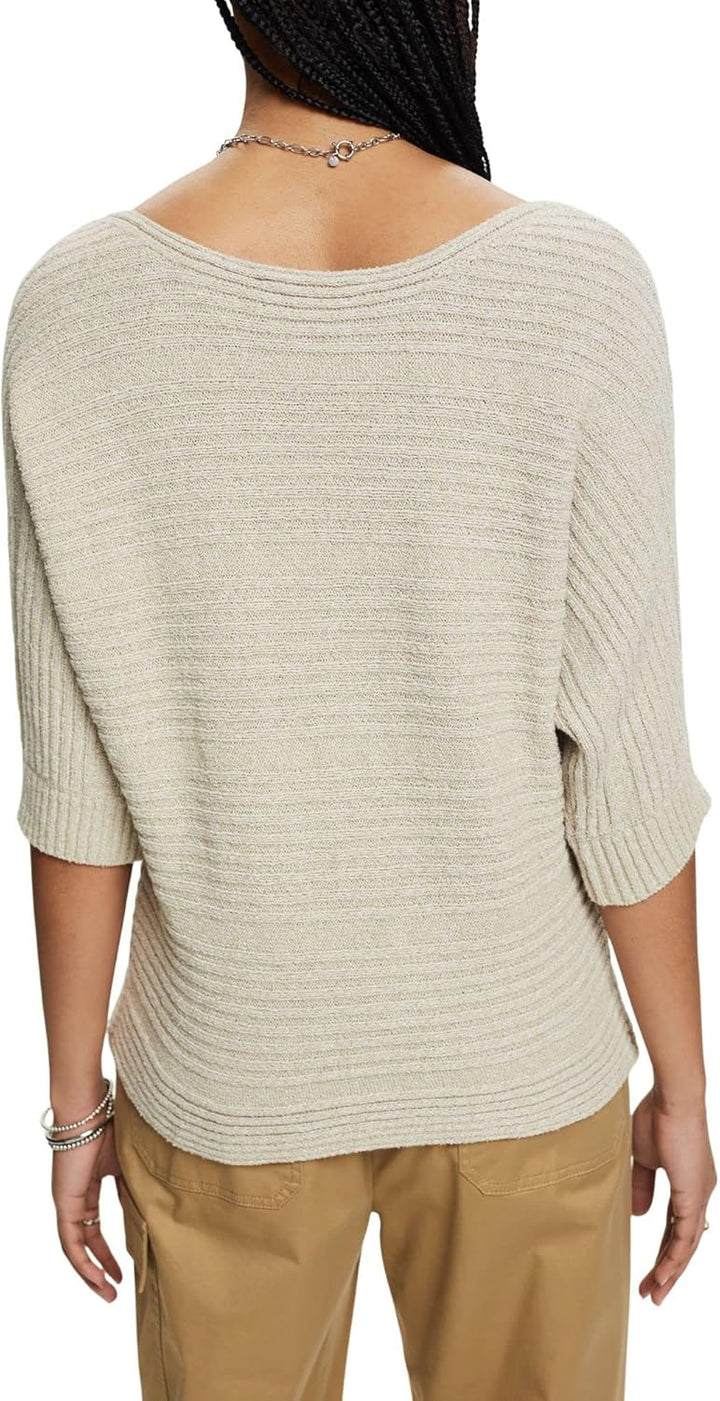 ESPRIT Damen 033ee1i307 Pullover L 339/Dusty Green 5, L 339/Dusty Green 5
