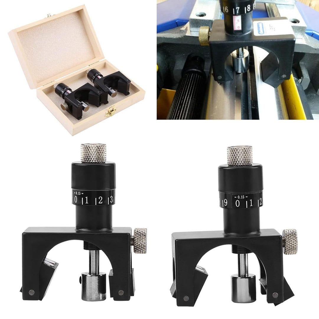 2 X Magnetischer Hobelmesser-Einstelllehre Einsteller, Verstellbarer Hobelmesser-Einsteller, Holzbea
