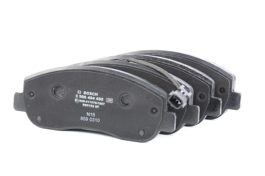Bosch BP1417 Bremsbeläge - Vorderachse - ECE-R90 Zertifizierung - vier Bremsbeläge pro Set