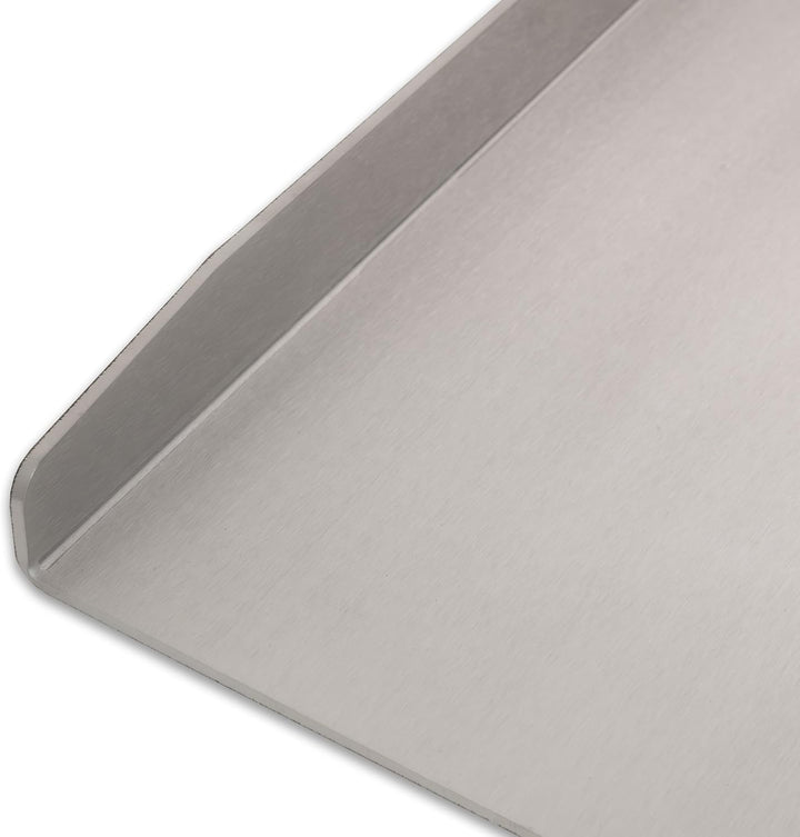 Plancha Edelstahl Grillplatte | passend für Rösle Allflame/Epicflame - 44,5x23,5cm | 4mm Massiv, Rös