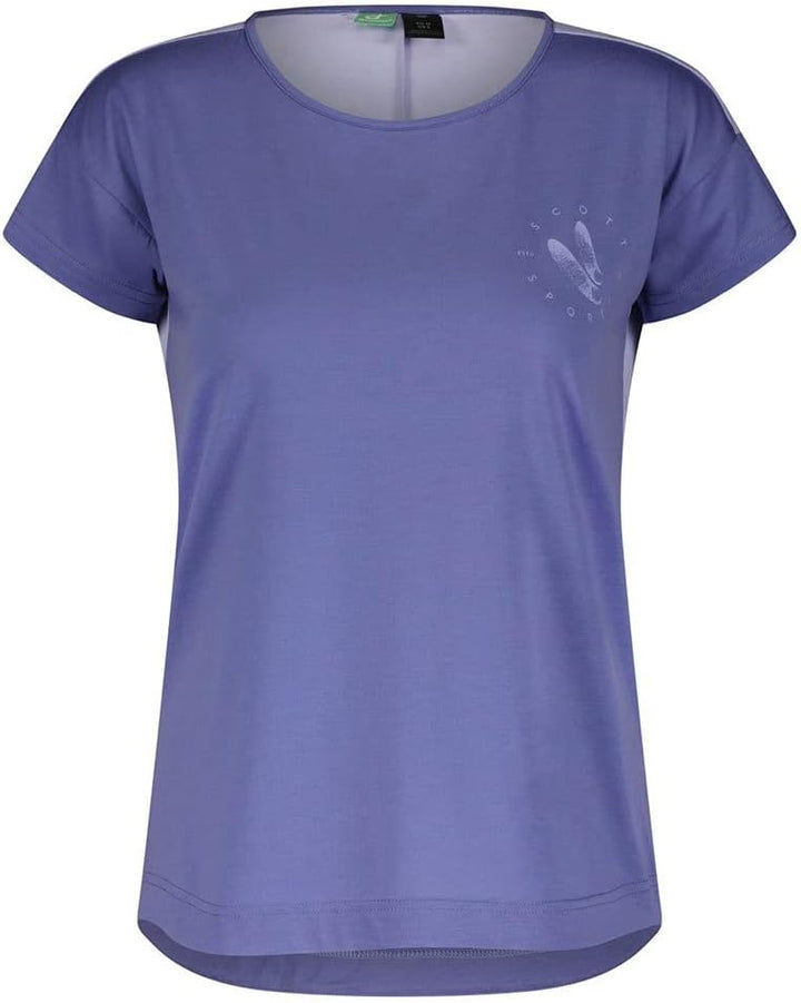 Scott Trail Flow DRI Damen Fahrrad Trikot kurz Dream blau 2023: Grösse: M (38/40)