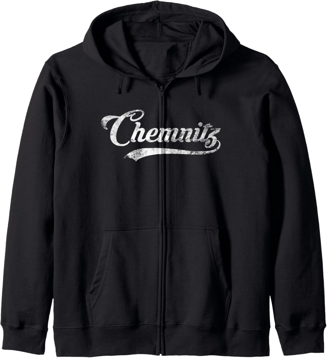 Chemnitz Stadt Vintage Design - Cool Old School Kapuzenjacke