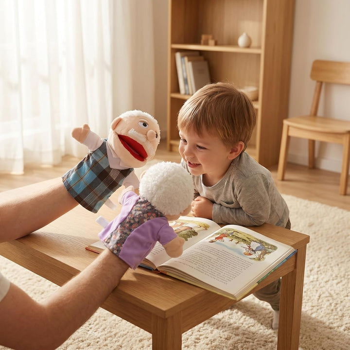 Toyvian 2st Charakter-handpuppe Geschichtenerzählende Fingerpuppe Spielzeug Fingerpuppen Puppengesch
