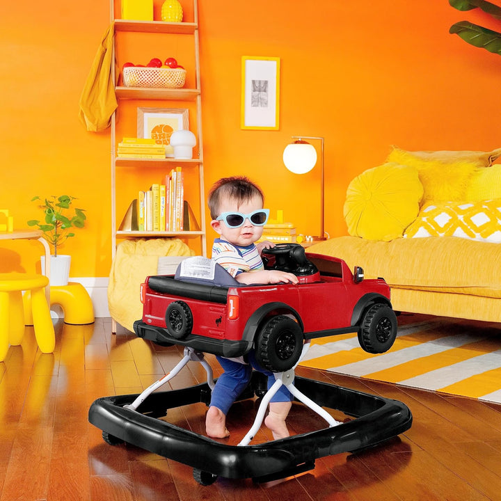 Bright Starts Ford Bronco Ways to Play 4-in-1 Baby Lauflernwagen, Race Red, Unisex, 6 Monate + Race