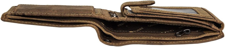Greenburry Vintage Skull Kettenbörse Leder 12,5 cm