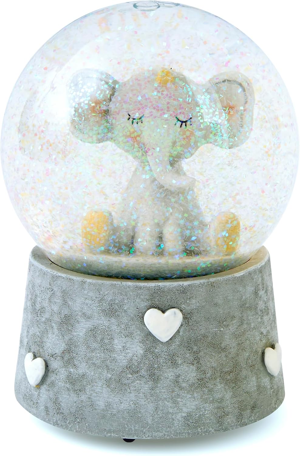 Mousehouse Gifts Elefanten Schneekugel Spieluhr Geschenk für Jungen Mädchen Kinder oder Baby