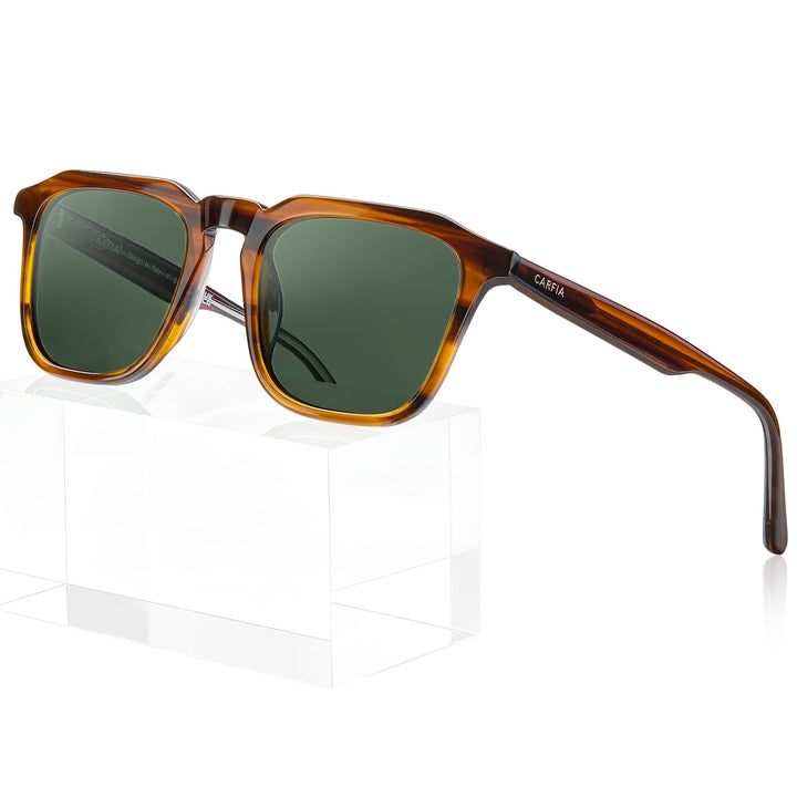 CARFIA Kleine Sonnenbrille Herren Polarisierte Fahrenbrille mit UV-Schutz für Schmale Gesichter/Juge