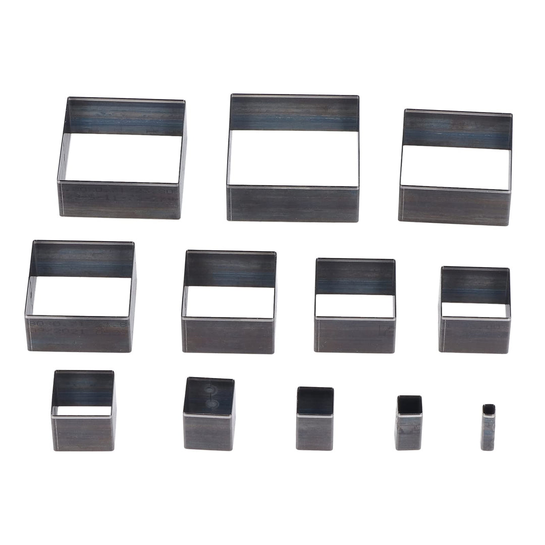 Leder Schneidwerkzeug, Quadratische Lederstanze 5 Mm Bis 60 Mm Stanze für Handgefertigtes DIY-Lederh