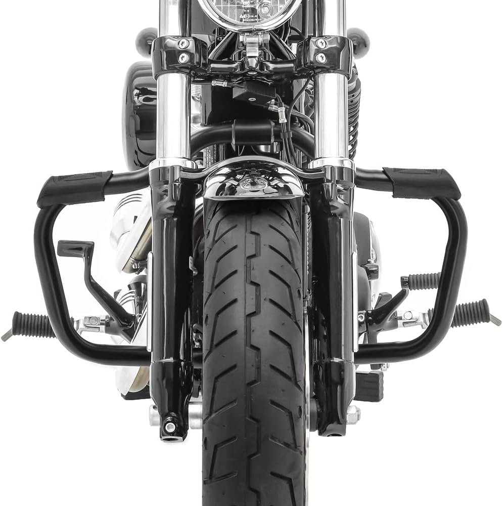 Sturzbügel für Harley Davidson Sportster 883 Custom (XL 883 C) 04-10 Craftride Mustache schwarz