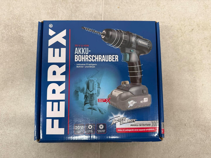 FERREX Akku-Bohrmaschine 20-V-Starter-Pack (ohne AKKU)
