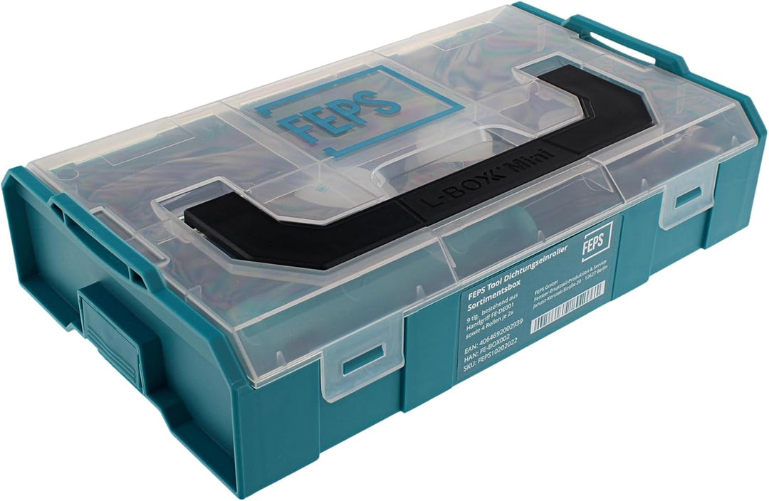FEPS Tool Dichtungseinroller Sortimentsbox FE-BOX002 9 tlg. bestehend aus Handgriff FE-DE001 sowie 4