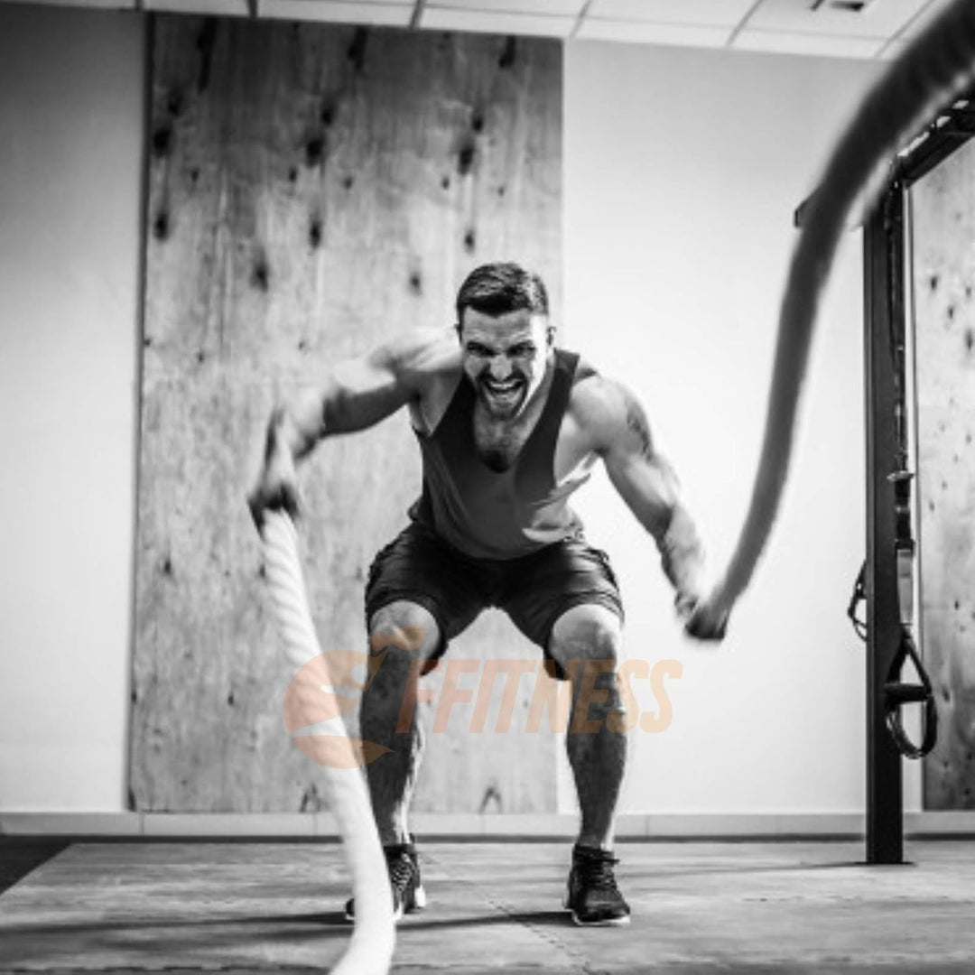 FFITNESS Rope Fitness Seil Crossfit Power 9 m 34 mm Kampfseil Kampfseil
