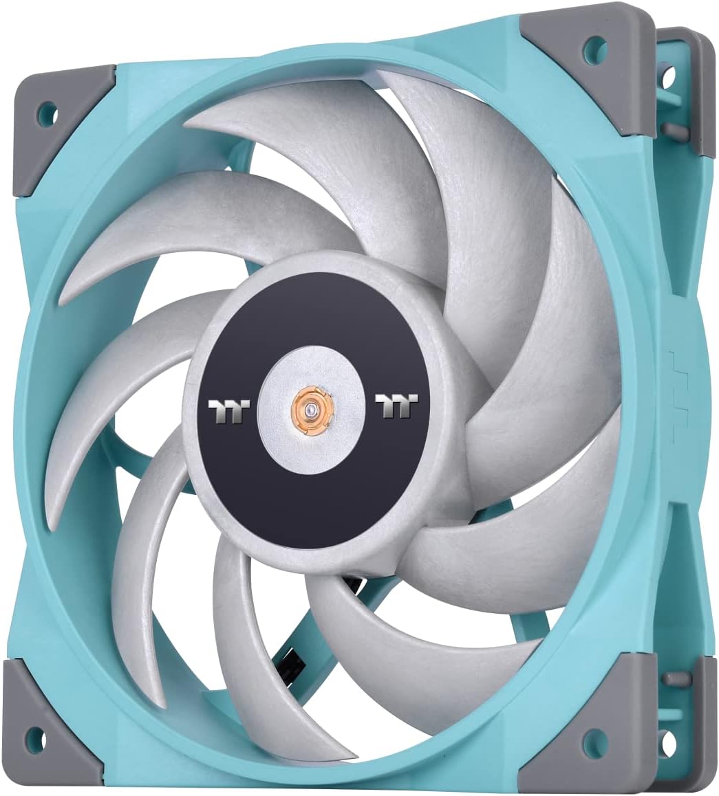 Thermaltake TOUGHFAN 12 Turquoise High Static Pressure Radiator Fan (Single Fan Pack) Leise-Gehäuse-