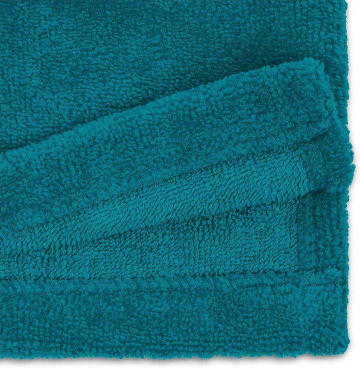 normani Kinder Langarm Badeponcho - Frottee Kapuzenhandtuch für Jungen und Mädchen 2-5 Jahre Blau, 2