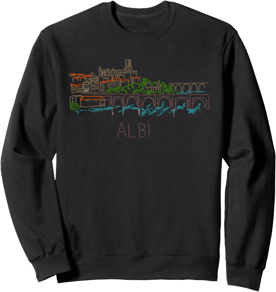 Albi Frankreich Kunstgeschenk Männer Frauen Sweatshirt