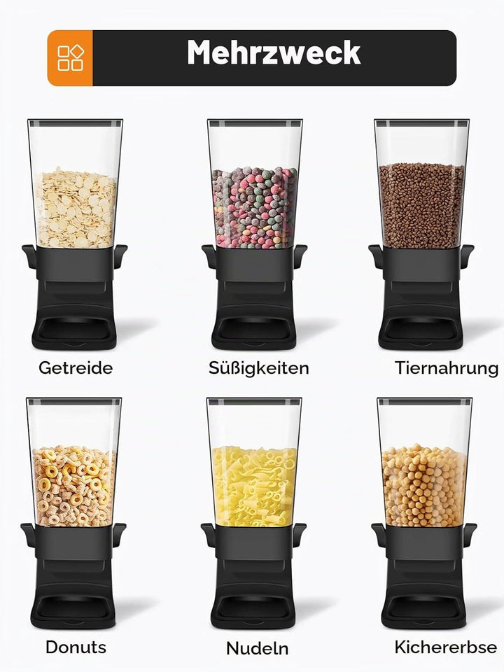 Tokokimo Müslispender, Zerkleinert Keine Cerealien Beim Ausgeben, Wandmontage Cereal Dispenser für C