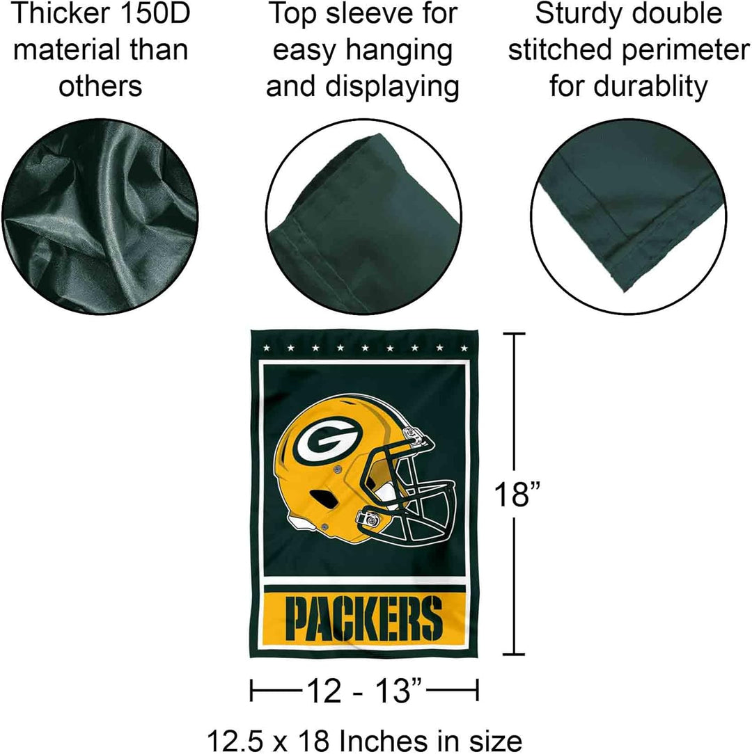 WinCraft Green Bay Packers Decorative Yard Garden Flag