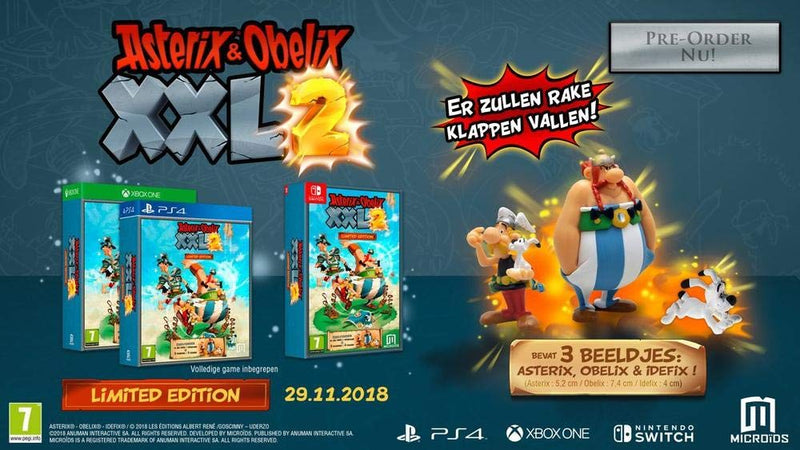 JEU Konsole nur für Spiele Asterix Obelix XXL 2 PS4