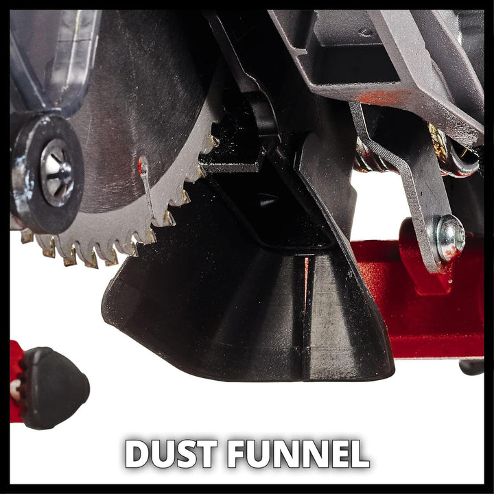 Einhell Zug-Kapp-Gehrungssäge TE-SM 216 Dual (1.800 W, Ø216 x Ø30, 215/305 mm Schnittbreite bei 45°/