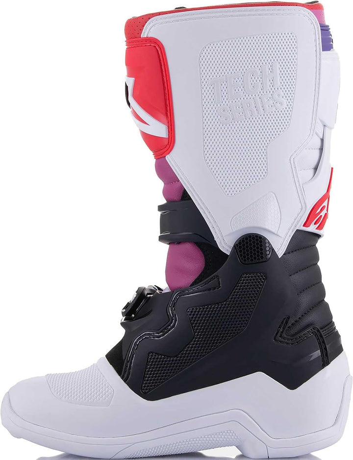 Alpinestars Youth Tech 7s Boots Herren Youth Tech 7S Stiefel 42 EU 3X-Schmal Mehrfarbig, 42 EU 3X-Sc