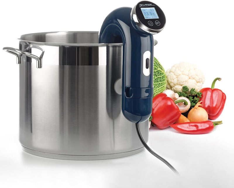 Melianda MA-18100 Sous Vide Stick Niedrigtemperatur Vakuumgarer Digital-Timer, Blau