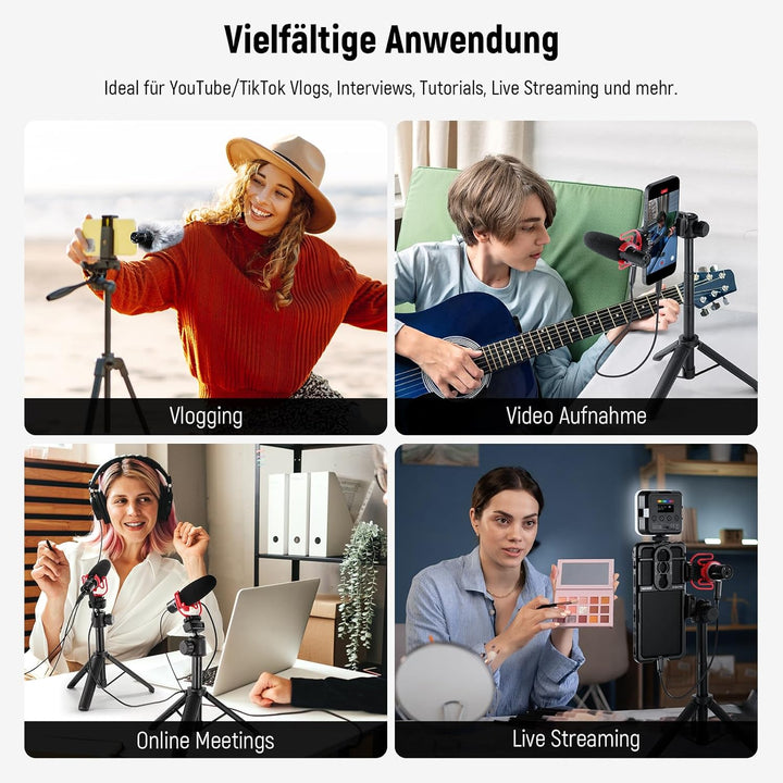 NEEWER KM17 USB C Mikrofon Geräuschunterdrückung Plug & Play hohe Empfindlichkeit Nierencharakterist