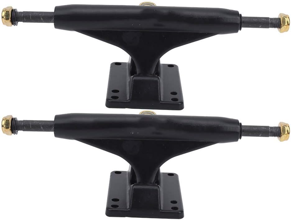 Keenso Skateboard Trucks, 2PCS Robuste Aluminium Skateboard Halterung Leichte Tensor Trucks Skateboa