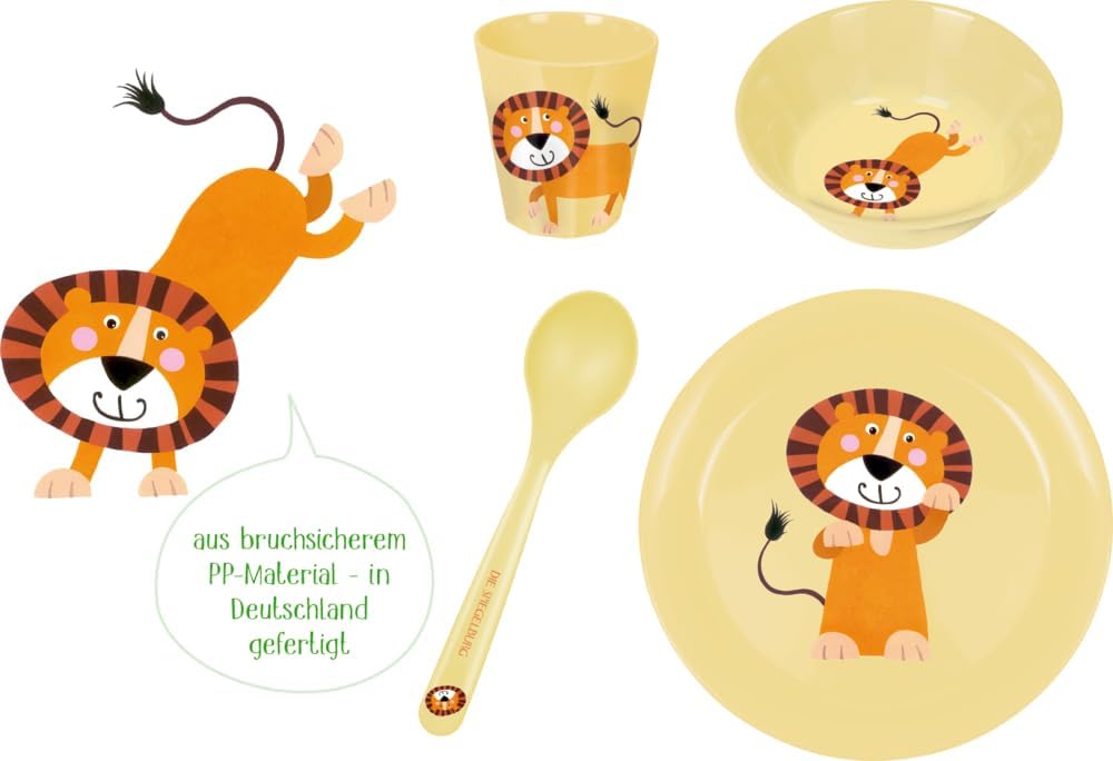 DIE SPIEGELBURG - Geschirr Geschenkset Löwe - Freche Rasselbande