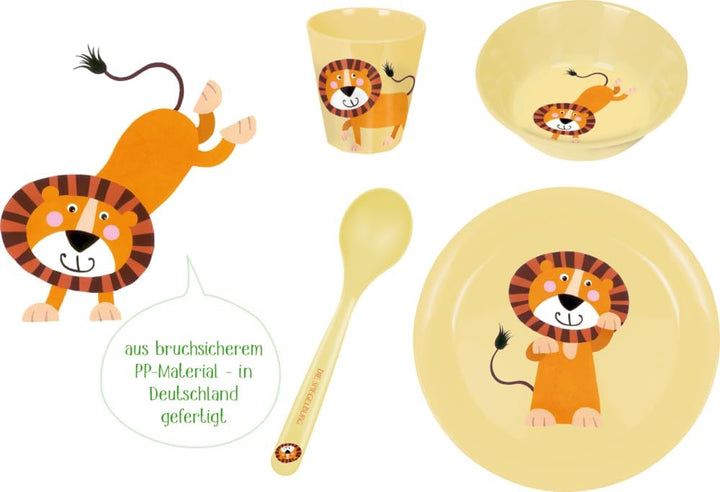 DIE SPIEGELBURG - Geschirr Geschenkset Löwe - Freche Rasselbande