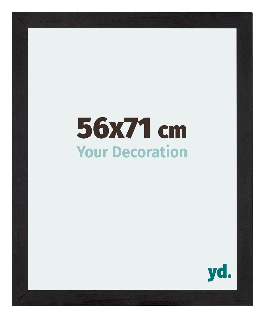 yd. Your Decoration - Bilderrahmen 56x71 cm - Bilderrahmen aus MDF mit Acrylglas - Antireflex - Ausg