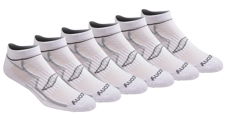 Saucony Herren Socken (6er Pack) M Weiss (6 Paar), M Weiß (6 Paar)