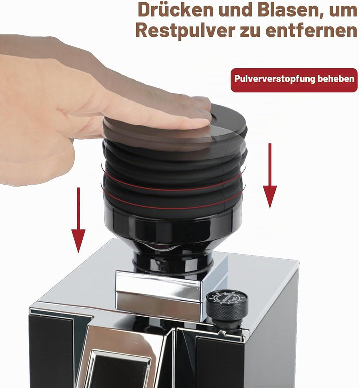T TAKONE Kaffeemühle Einzeldosis-Trichter (single dose) für Eureka Mignon, 2-in-1 Zubehör mit Deckel