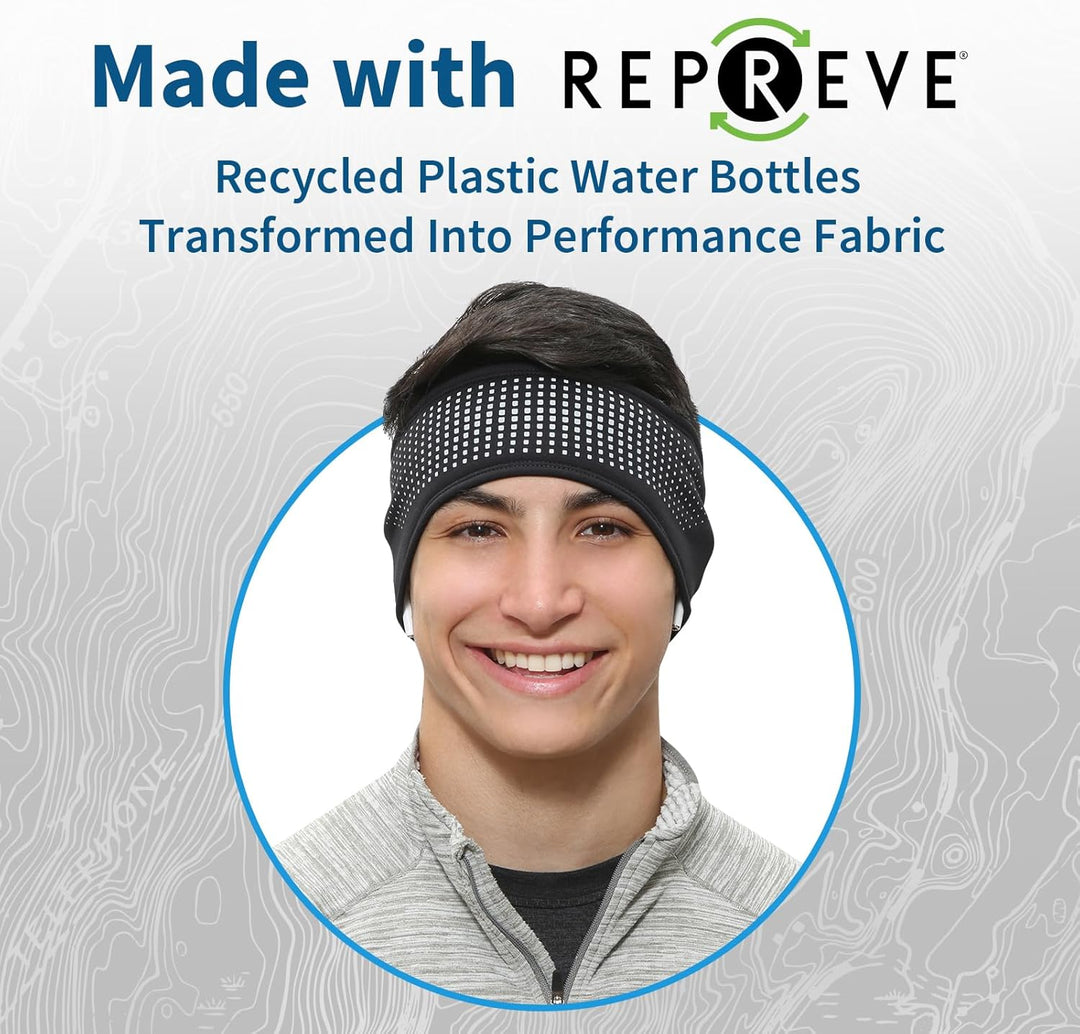 TrailHeads Tempo Stirnband Herren Sport - Lauf Stirnband Damen Winter | Ohrenschützer | Feuchtigkeit