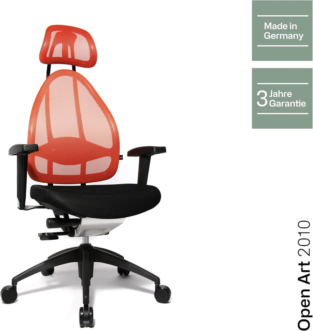 Topstar Open Art 2010 ergonomischer Bürostuhl, Schreibtischstuhl, inkl. höhenverstellbare Armlehnen,