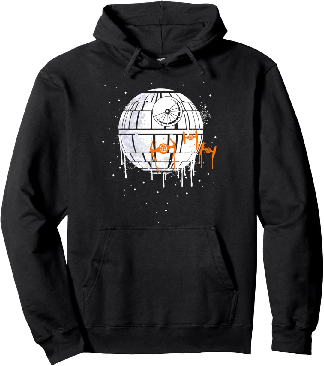 Star Wars Death Star & TIE Fighters Halloween Poster Pullover Hoodie