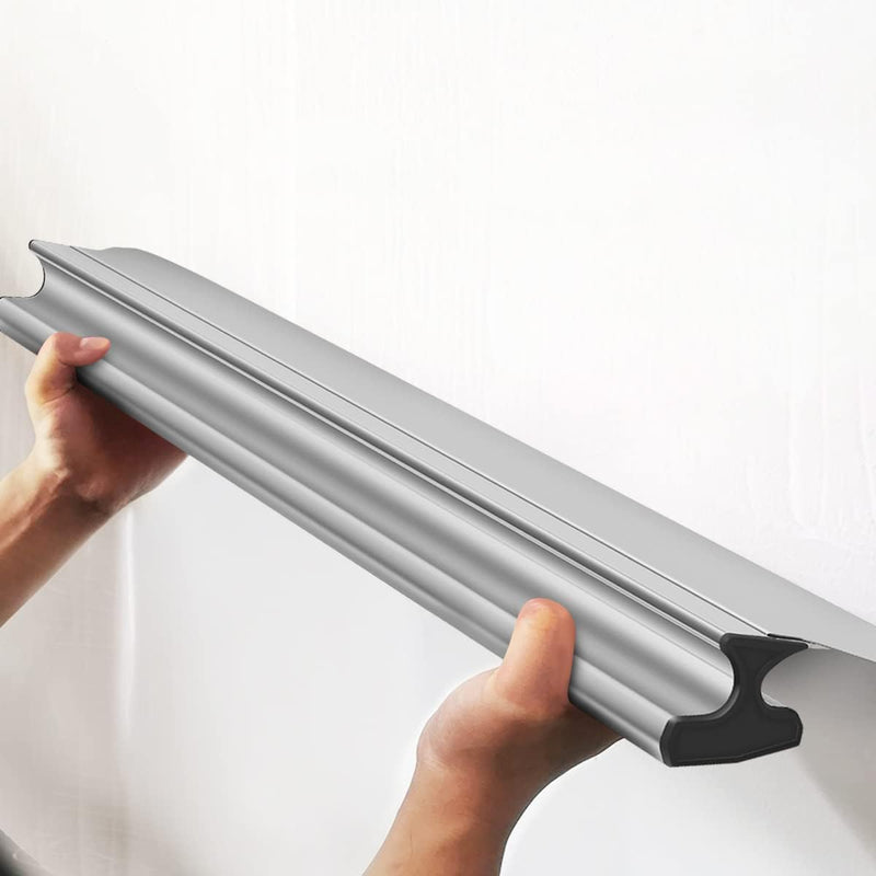 DrRobor Flächenspachtel 800mm, Profi Finish Spachtel Werkzeug mit Ergonomischem Griff und Austauschb