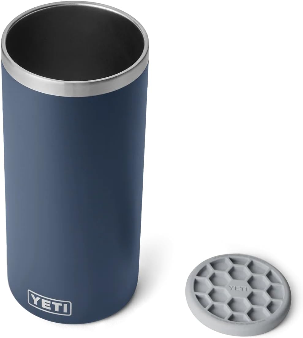 YETI Rambler Wine Chiller, Stainless Steel Insulated, Navy, Navy