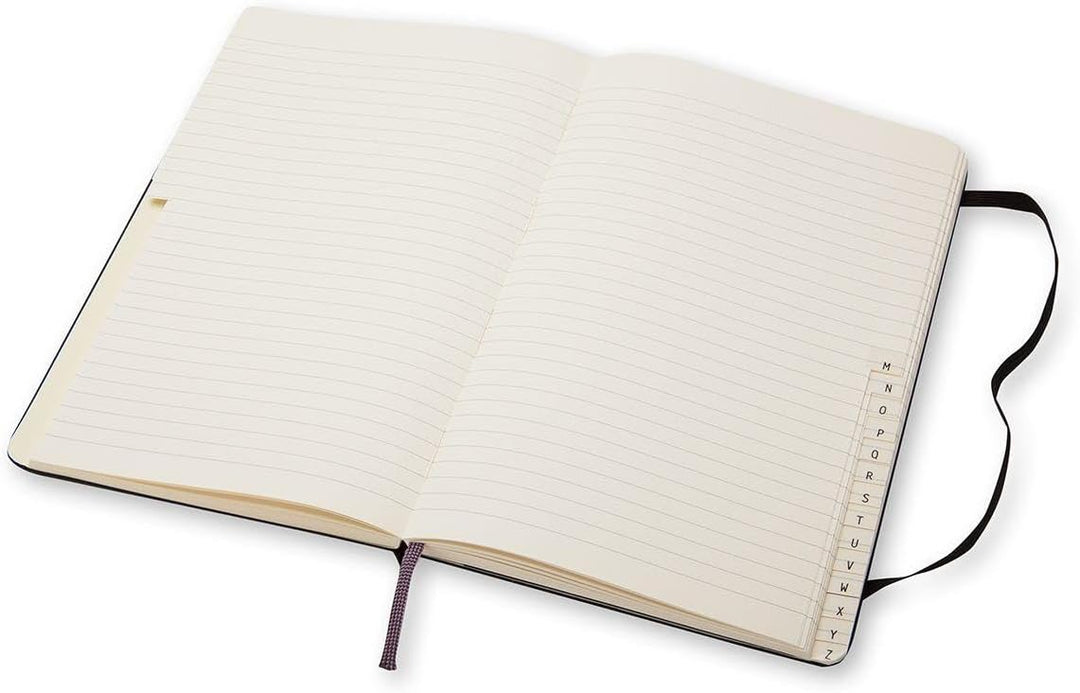 Moleskine Adressbuch mit alphabetischem Index, Organizer für Zuhause und Büro, Harter Umschlag, Tasc