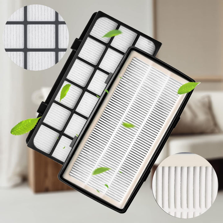 2 Stück HEPA-Filter Set für Rowenta Silence Force Cyclonic 4AAAA RO7611 RO7612 RO7643 RO7647 RO7649