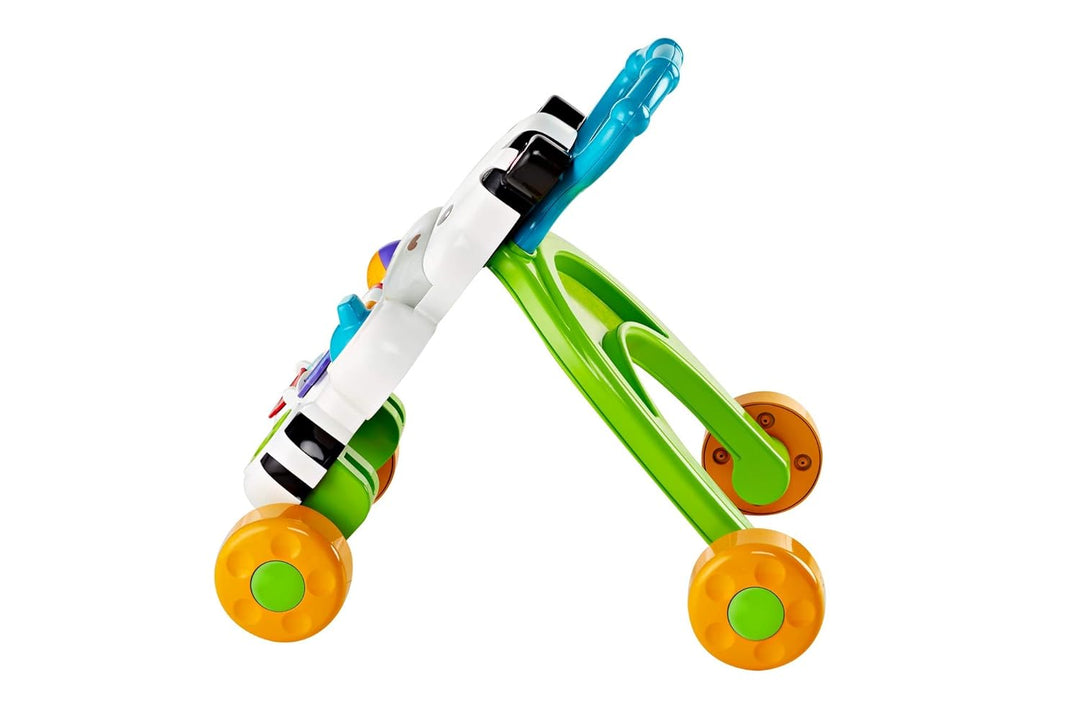 Fisher-Price Lern mit mir - Zebra Lauflernwagen, musikalisches Aktivitäts- und Gehspielzeug mit Lern