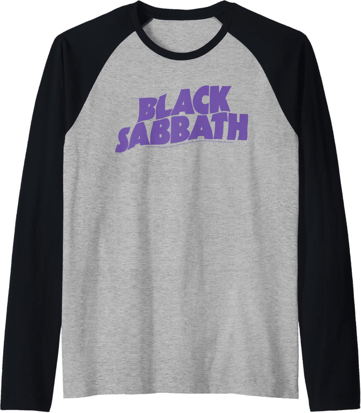 Schwarzes Sabbath offizielles Logo Raglan